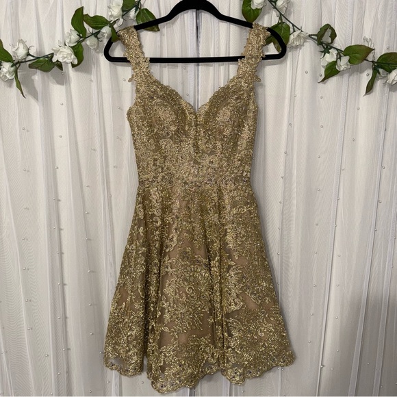 red lace dress homecoming Red Strapless Lace Appliques Tight Homecoming Party Dress with Sleeves main image 1